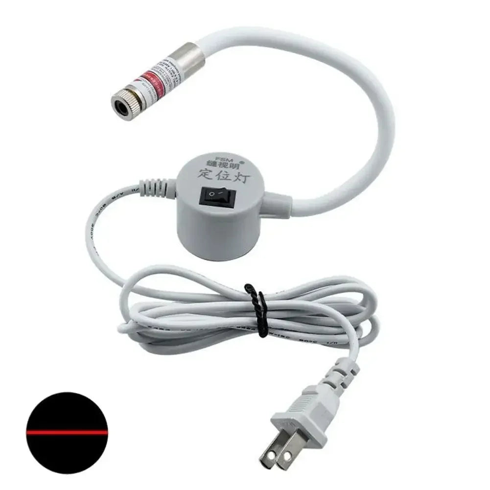USB Red Laser Positioning Light Infrared Working Lamp Cutting with Magnetic Base DC5V Line/Cross/dot Sewing Machine Accessories