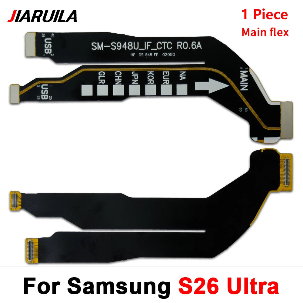 Main FPC LCD Display Connect Mainboard WIFI Antenna Flex Cable Ribbon Parts For Samsung S26 / S26 Plus / S26 Ultra