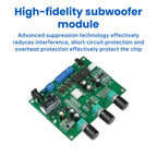 DC 9-18V 2.1 Channel Digital Audio Amplifier Board 2*15W+30W Bluetooth 5.4 Digital Decoder Power Amplifier Audiophile Subwoofer
