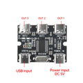 DC5V USB Expansion Board Hub 1 In 3 Out Hub Expansion Module With Power Interface Type C ﻿