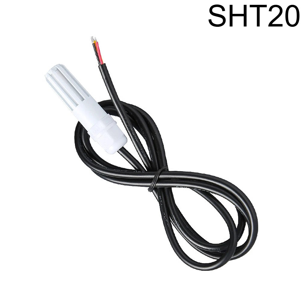 2PCS SHT30 SHT40 SHTC3 SHT20 Digital I2C Humidity Temperature Sensor Probe - Waterproof & Anti-Condensation