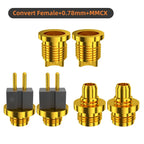Earphone Convert Plug Universal Multifunctional Headphone Pins Replaceable 0.78mm MMCX PE Ie300 T2 A2DC Ie400 Female Connector