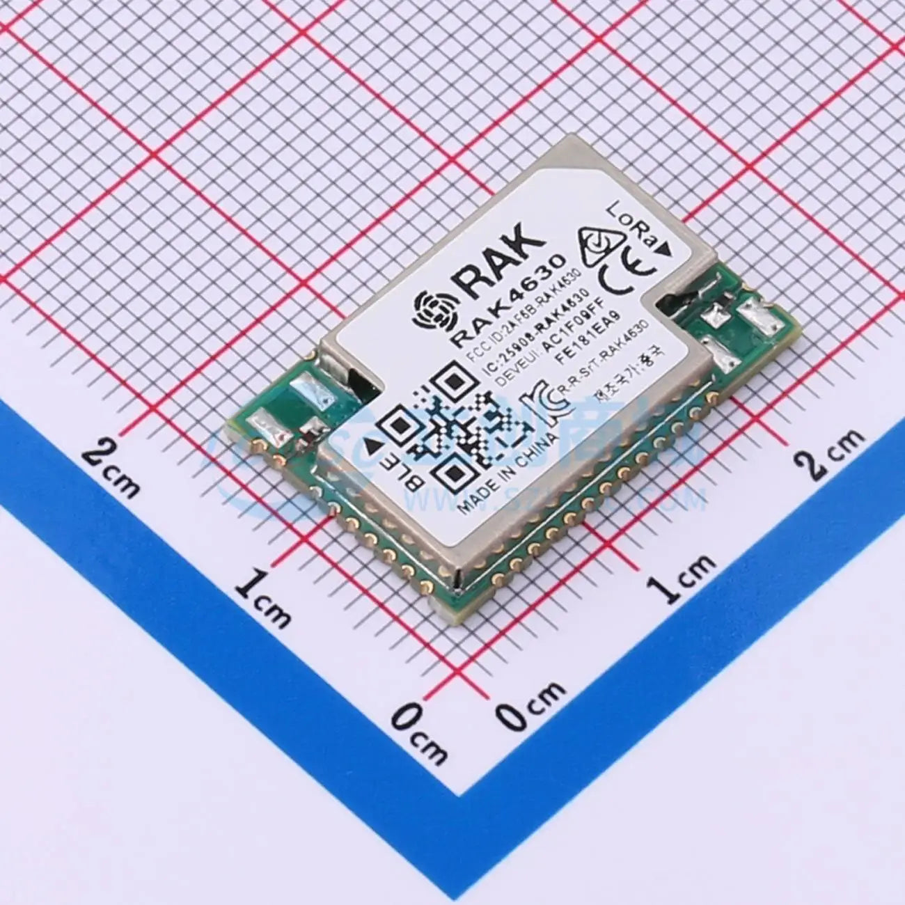 1pcs RAK4630-9-SM-NI SMD 23x15mm 22dBm GPIO I2C UART USB LoRa Wireless RF Transceiver Module