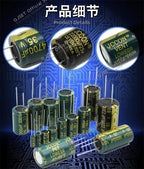 100V 1 10 47 100 220 330 470 680 1000 UF 2200uF High-Frequency Low-Impedance Audio Amplifier Power Supply Electrolytic Capacitor