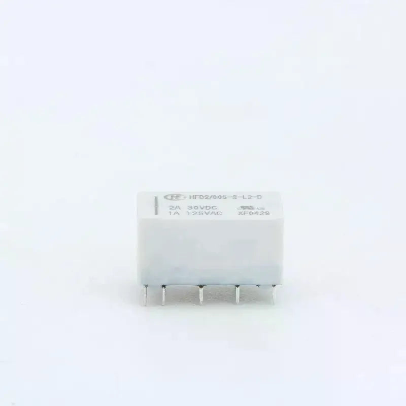 1Pc 12V Coil Bistable Latching Relay DPDT 30VDC 2A 1A 125VAC HFD2-005-S-L2-D Realy High Quality Home Improvement