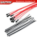 10PCS NTC Thermistor Thermal Resistor MF52B MF52D 10K 100K Probe strap wire B3950 B3435 1% 10CM Temperature control sensor