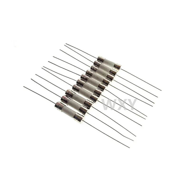 10PCS 5*20mm Ceramic Fuse Tube Fast Blow with Pin Slow Blow 250V Multiple Amp Ratings 0.5A 1A 2A 3A 4A 5A 6.3A 10A 15A 20A 25A