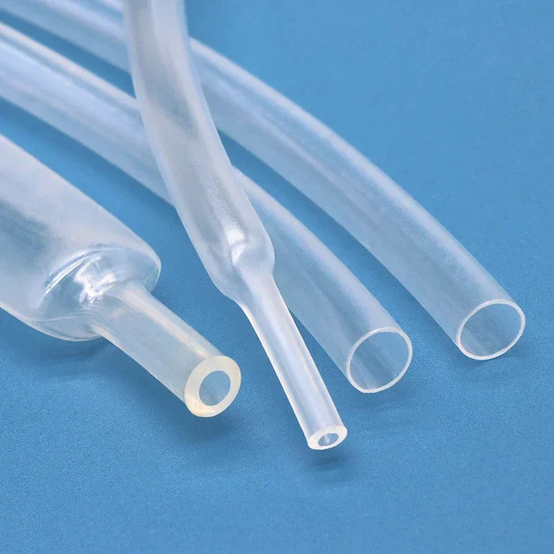 1 Meter Clear Dia 1 2 3 4 5 6 7 8 9 10 12 14 16 20 25 30 40 50 mm Heat Shrink Tube 2:1 Polyolefin Thermal Cable Sleeve Insulated