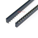10PCS 1.27mm 2.0mm 2.54mm pitch 1X40P SMD 40pin header female vertical PCB connector Mother row 1*40
