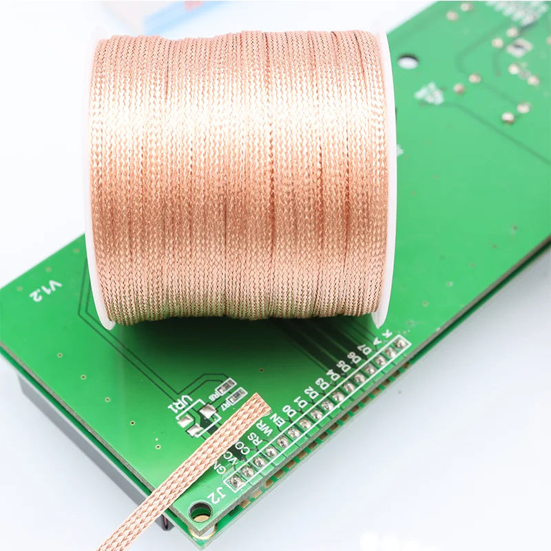 6M/10M/20M Desoldering Mesh Braid High Purity Rosin Soldering Paste for PCB Board Soldering Iron Copper Welding Wire Solder Wick