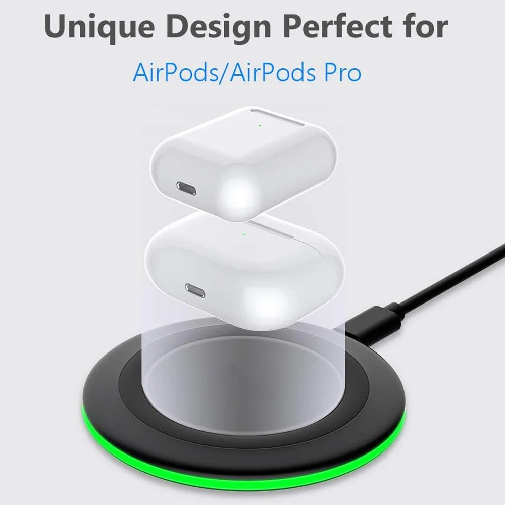 30W Wireless Charger LED Phone Charger Stand Suitable for IPhone17 16 15 14 13 12 Pro Fast Charging Base for Xiaomi Samsung