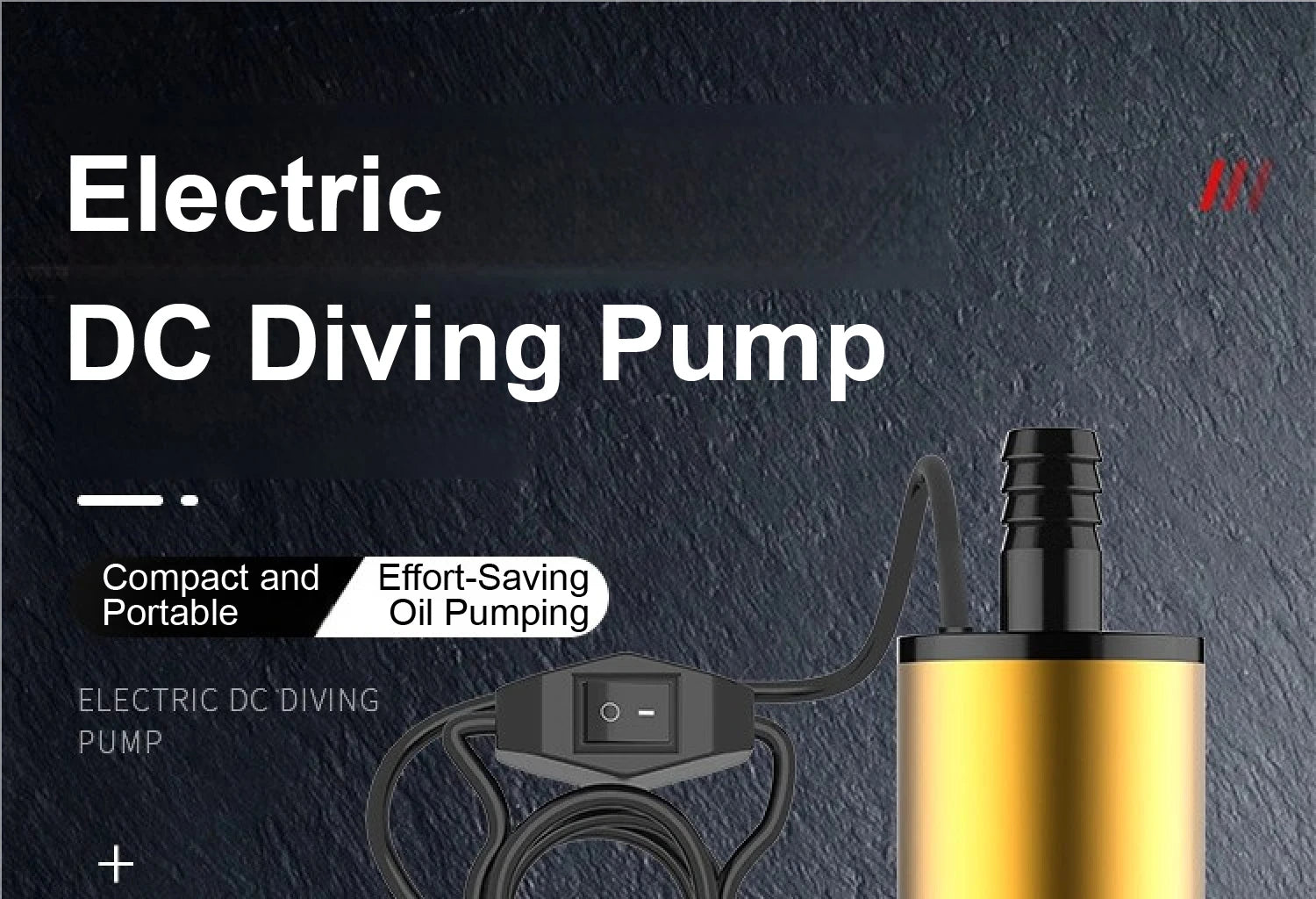 Diesel Fuel Transfer Pump 12V/24V Portable Self-Priming DC Pump with Clamps for Car Use Portable Diesel Transfer Pump High Flow