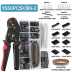 460/1550PCS Micro JST-XH And Dupont Wire Connector Kit 2.54mm 2/3/4/5/6Pin Male/Female Pin Header Cable Jumper Housing Adapter