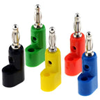 5pcs 4mm Banana Plug Stackable Terminal Binding Post Jack Plug Socket