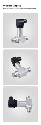 HTP‑610 Compact Differential Pressure Transmitter Diffused Silicon Sensor RS485/Analog Output ‑10kPa‑100MPa G1/4 G1/2