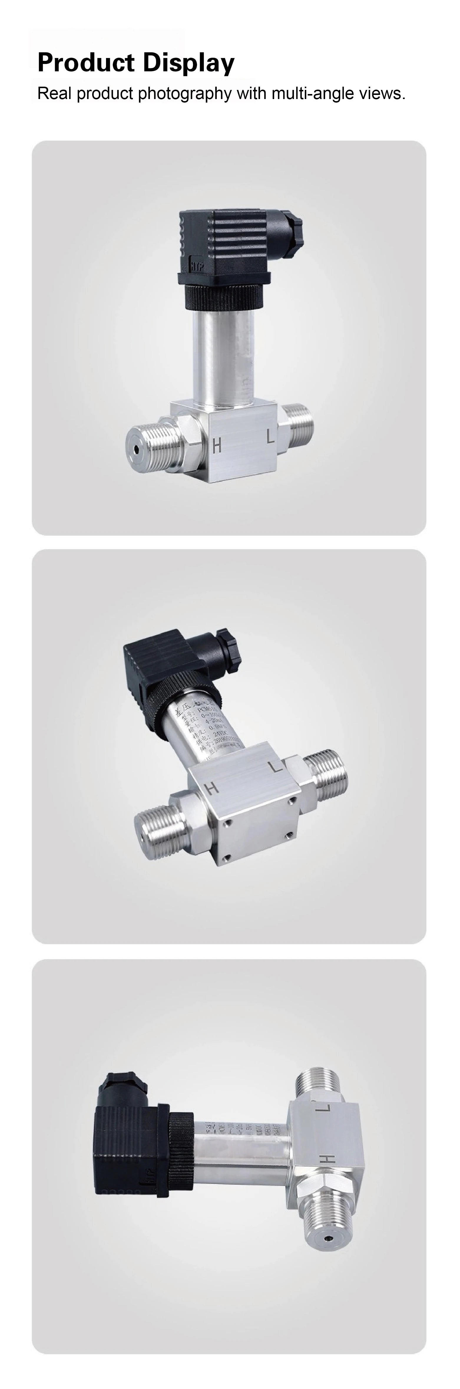 Differential Pressure Transmitter Smart DP Pressure Sensor Industrial Process DP Transducer Digital Pressure Transmitter