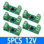 1 Channel Way Optocoupler Isolation Module PC817 EL817 3V-5V 12V 24V Photoelectric Isolator Rail Holder PLC Drive Motor Board