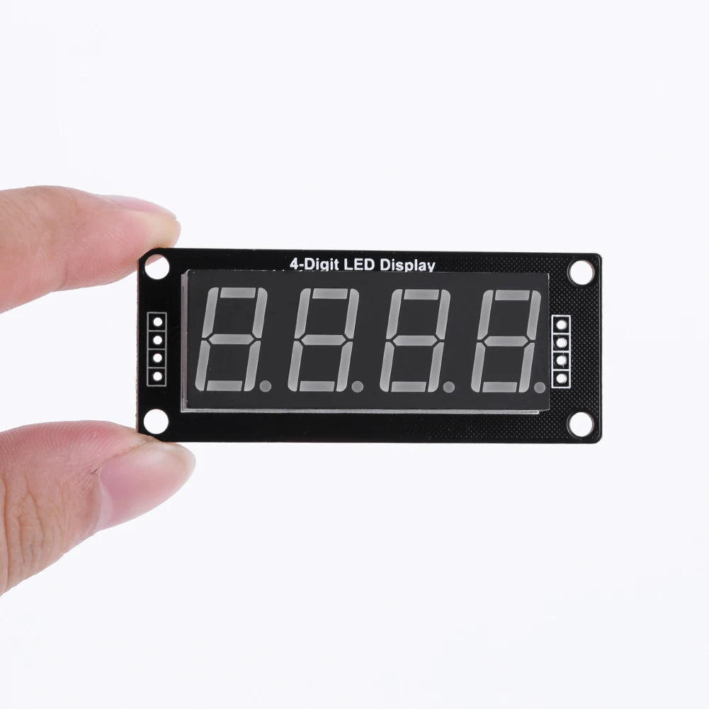 0.56 Inch Digital Display Module TM1637 Driver 4-Digit IC Display Module 7-segment 5V TM1637.h Display Multicolors for Arduino