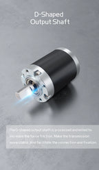 42GP-775 Planetary Gear Reduced DC Motor, 12V/24V, 10mm Output Shaft All-Metal Gears Torque up to 253KG Reversible Brushed Motor