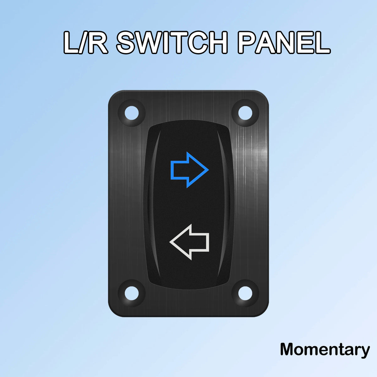 ARROWS 6Pin (ON)-OFF-(ON) DPDT Momentary Switch12V UP/DOWN Polarity Reverse Rocker Switch for ARB/Carling/NARVA Replace