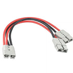 1pc Adapter 50A For Anderson Plug Connector Double Y Adapter 4mm Car Cable 4 Square Wires 30cm For Forklifts Stackers Vehicles