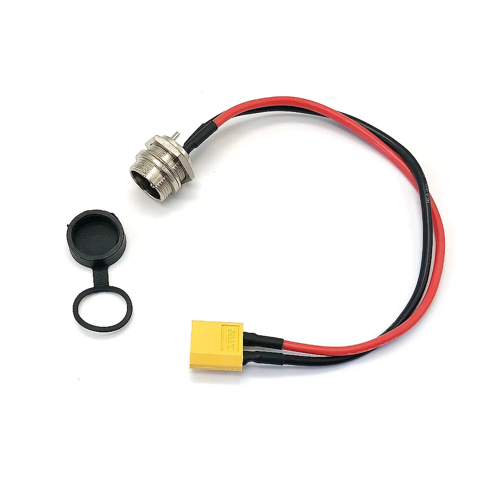 Universal GX16 3 Pins Charging Port Socket Electric Scooter Socket Plug For ZERO 8 9 10 8X 10X 11X VSETT 8 8+ 9 9+ 10+ Speedual