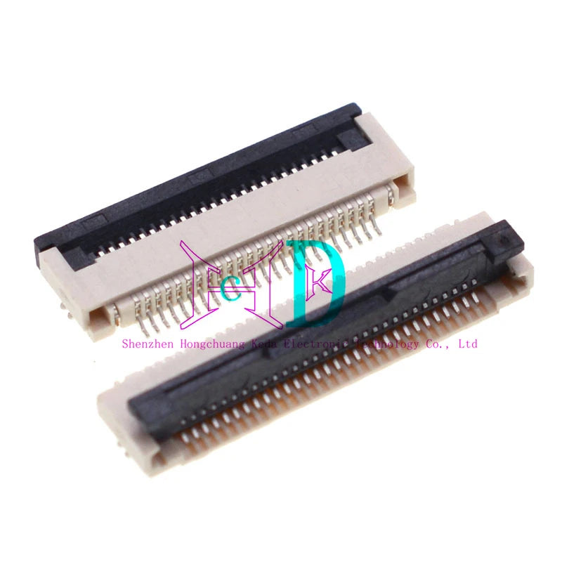 10pcs FPC FFC Connector 0.5mm 1.0mm Flat Cable PCB Connectors SMT 4P-18P