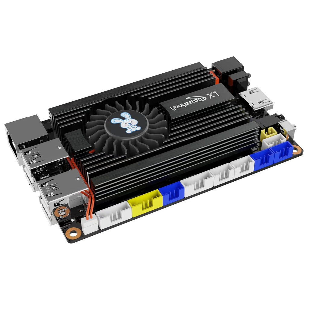 Youyeetoo X1 SBC Intel 11th Gen Jasper Lake N5105 Development Board X86 Computer Windows 10/11 Pro Ubuntu OS Support WiFi 6,NFC