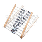 20pcs 2W 5% Wirewound Resistor Fuse 0.05R 0.1R 0.15R 1R 2.2R 4.7R 5.1R 10R 20R 22R 47R 51R 100R  0.1 0.22 0.33 0.47 0.5 1 ohm