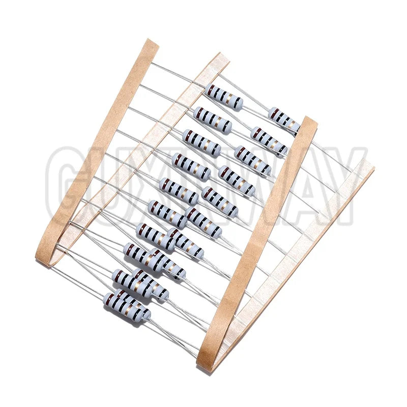 20pcs 2W 5% Wirewound Resistor Fuse 0.05R 0.1R 0.15R 1R 2.2R 4.7R 5.1R 10R 20R 22R 47R 51R 100R  0.1 0.22 0.33 0.47 0.5 1 ohm