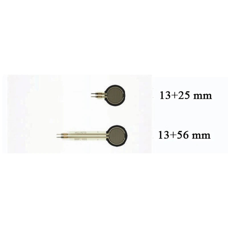 0.5" Resistive Pressure Sensor FSR 402 Weighing Sensor Measurement Force Sensing Resistor Long Short Tail Optional