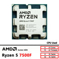 AMD Ryzen 5 7500F Used R5 7500F 3.7GHz CPU processor 6-Core 12-Thread 5NM L3=32M 100-000000597 Socket AM5