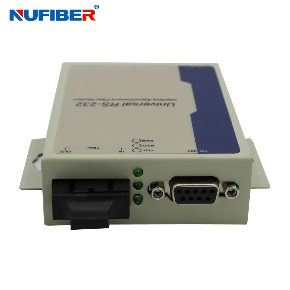 Industrial RS485/RS422/RS232 to Single-mode Simplex Serial to Fiber Converter, 1310nm/1550nm 20km Fiber optic modem