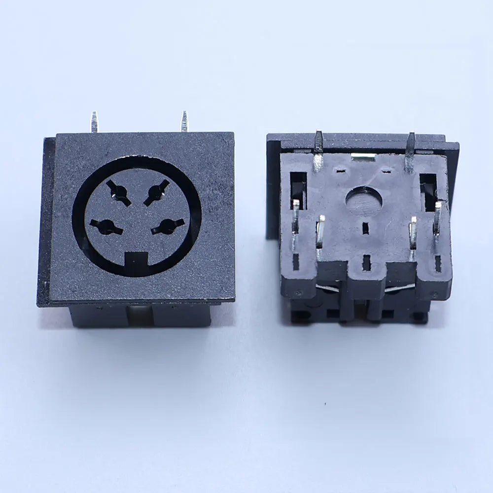 Yanxi 4 5 6 7 8 Pin Female Socket Connector Terminal Socket DIN Interface Keyboard Mouse Plug  PCB Panel Mount Power Jack