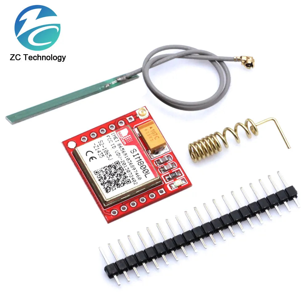 SIM800L GPRS GSM Module Core Quad-band TTL Serial Port IPX Interface PCB Antenna Micro SIM Card for Arduino Smart Phone