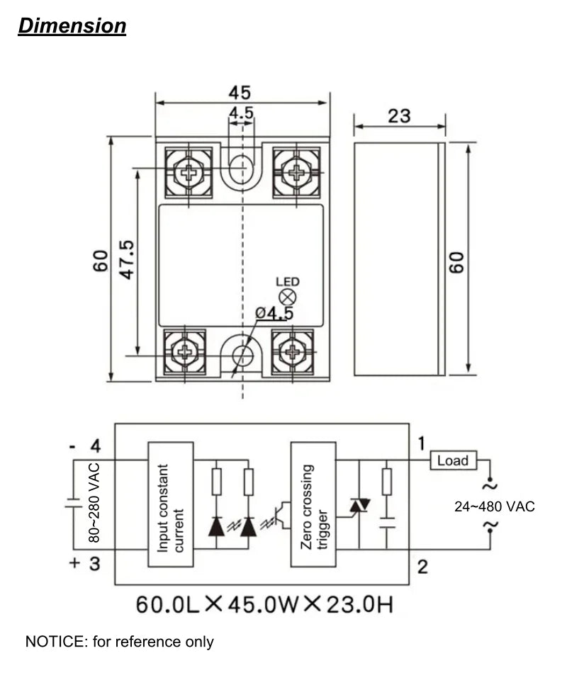 AC Control AC SSR 110V 220V Input 24V-480V Load 10AA 25AA 40AA High Current Solid State Relay 220v AC