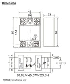 AC Control AC SSR 110V 220V Input 24V-480V Load 10AA 25AA 40AA High Current Solid State Relay 220v AC