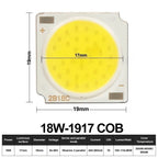 10pcs COB LED 3W 5W 7W 10W 12W 15W 18W 30W 36W Neutral Cold Warm White 13mm 20mm 28mm 1919 Chips Lamp SpotLight Downlight DIY