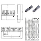 10pcs Silicon Du Bang 2.54mm 1P Soft High Temperature Resist Cable Male Female 26AWG For DIY Arduino Breadboard Black White