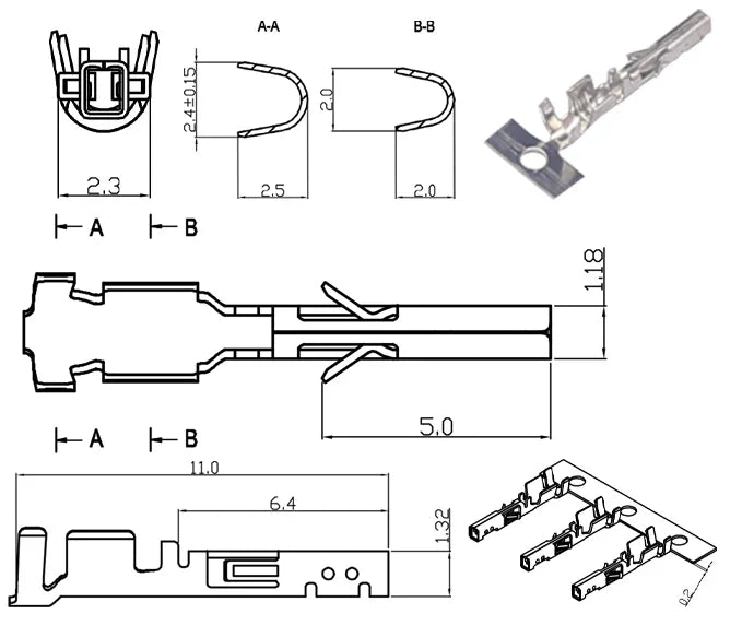 10000Pcs/Roll MX3.0 Terminal Micro 5557-3.0 Female 43030-0001 / Male Plug Housing Terminal Pins 43031-0001 Connector