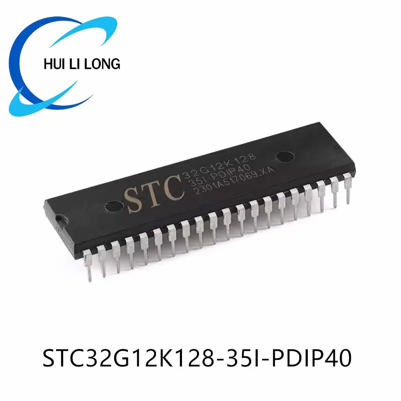 STC32G12K128-35I-PDIP40 STC 32G12K128-35I-PDIP40 32G12K128 STC32G12K128 32-bit 8051 Core Microcontroller Chip IC