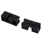 2.54MM Pitch 6 Position 8 10 14 16 18 20 24 26 30 34 40 Pin Female IDC Socket IDC Connector Ribbon Cable DC3 Header Male Socket