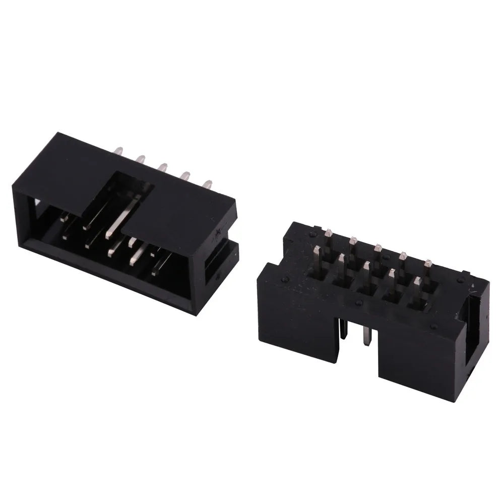 2.54MM Pitch 6 Position 8 10 14 16 18 20 24 26 30 34 40 Pin Female IDC Socket IDC Connector Ribbon Cable DC3 Header Male Socket