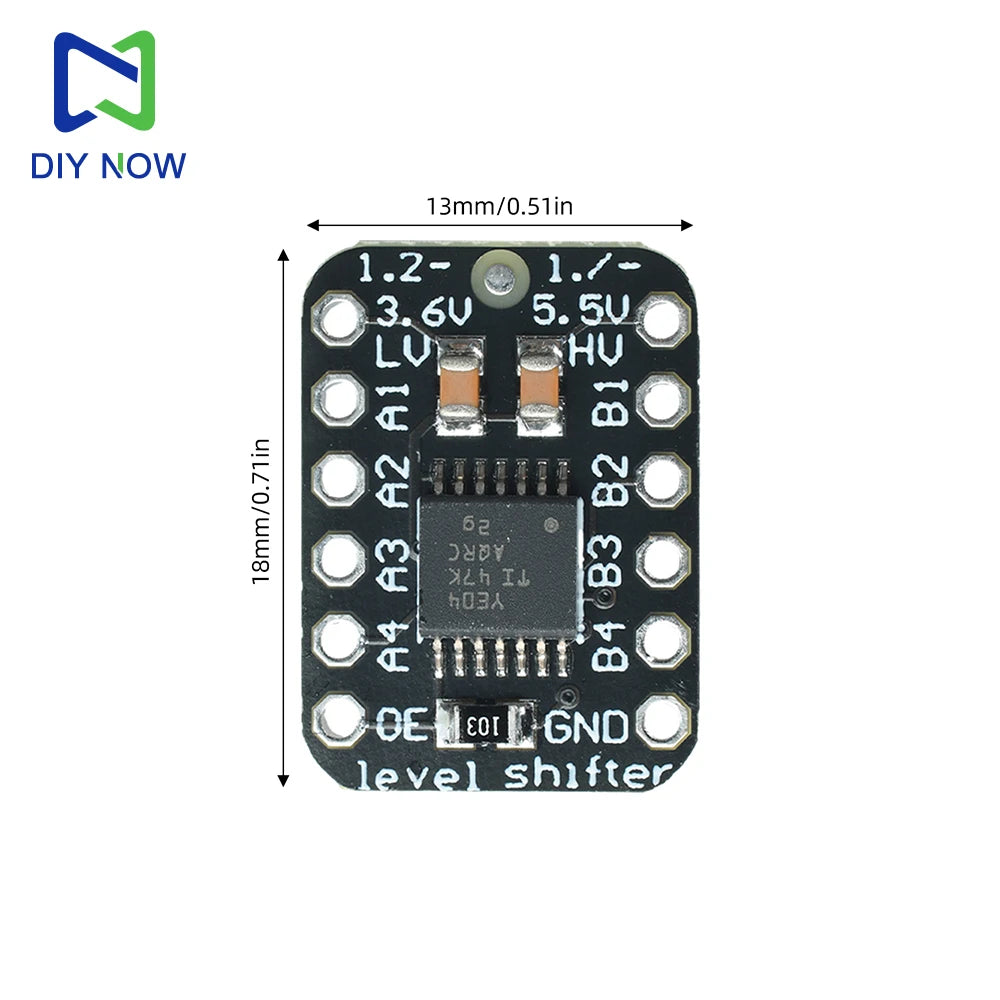 TXB0104 Bidirectional Level Shifter Module Automatic Direction Sensing for Project Development DIY Electronics IoT Applications