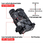 Tactical Nylon EOTEC OGL Red Dot Laser Indicator Blue Green IR PEQ-15 with OGL White Strobe Flashlight for Airsoft Gun Rifle