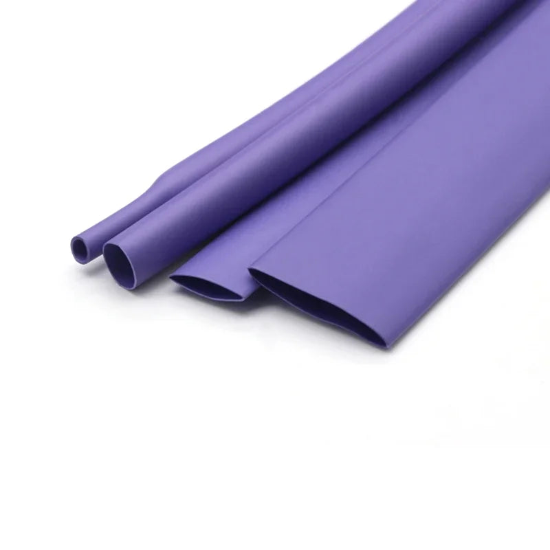 1/3/5M Purple 2:1 Heat Shrink Tube Dia. 1.5mm ~ 50mm Thermoretractile Wire Repair DIY Shrinkable Case Cover Cable Shrink Wrap