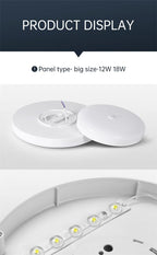 Led Ceiling Lamp With Motion Sensor 110-220V Human Infrared Smart Room Lamp 20W 40W Ceil Lamps For Entrance Balcony Corridor