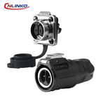 CNLINKO LP Series M12 M16 M20 M24 Waterproof Industrial Connector Screw-in Terminal Fast Plug Solderless Power Cable Connectors