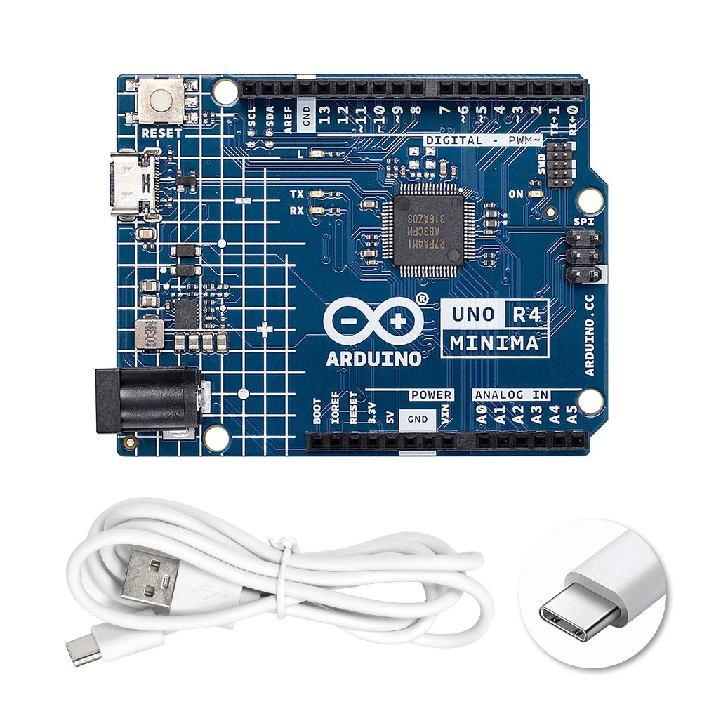 Original Arduino UNO R4 WiFi/Arduino UNO R4 WiFi Arduino Controller Development Board Programming Learning Board with USB Cable