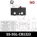 SS-5GL 2/3Pins Micro Limit Switch NO/NC/CHANGEOVER SPDT Snap Action Switch ON/OFF